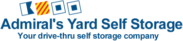 Admiral's Yard Self Storage: Your drive-thru self storage company